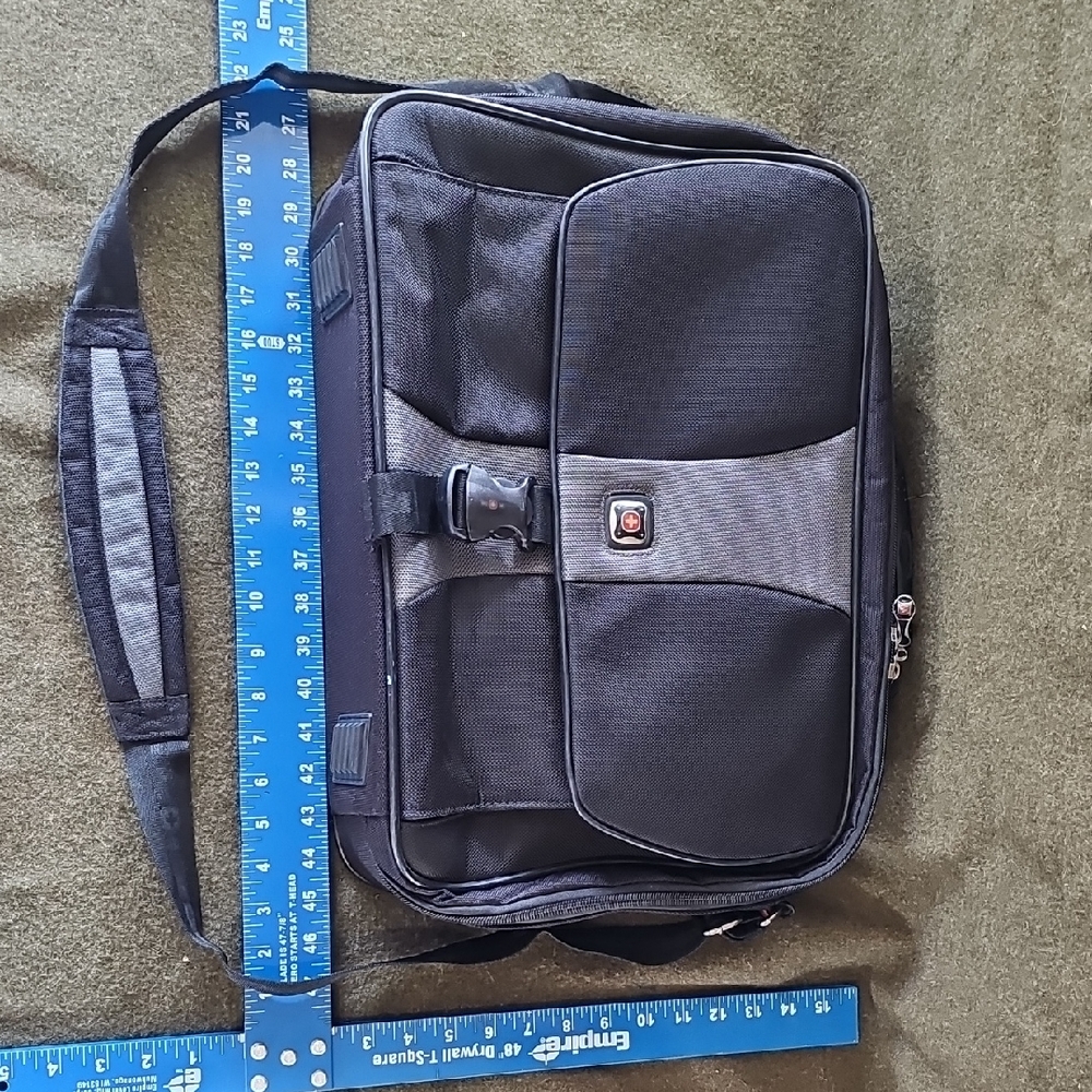 Sleek Black Laptop Bag for Men